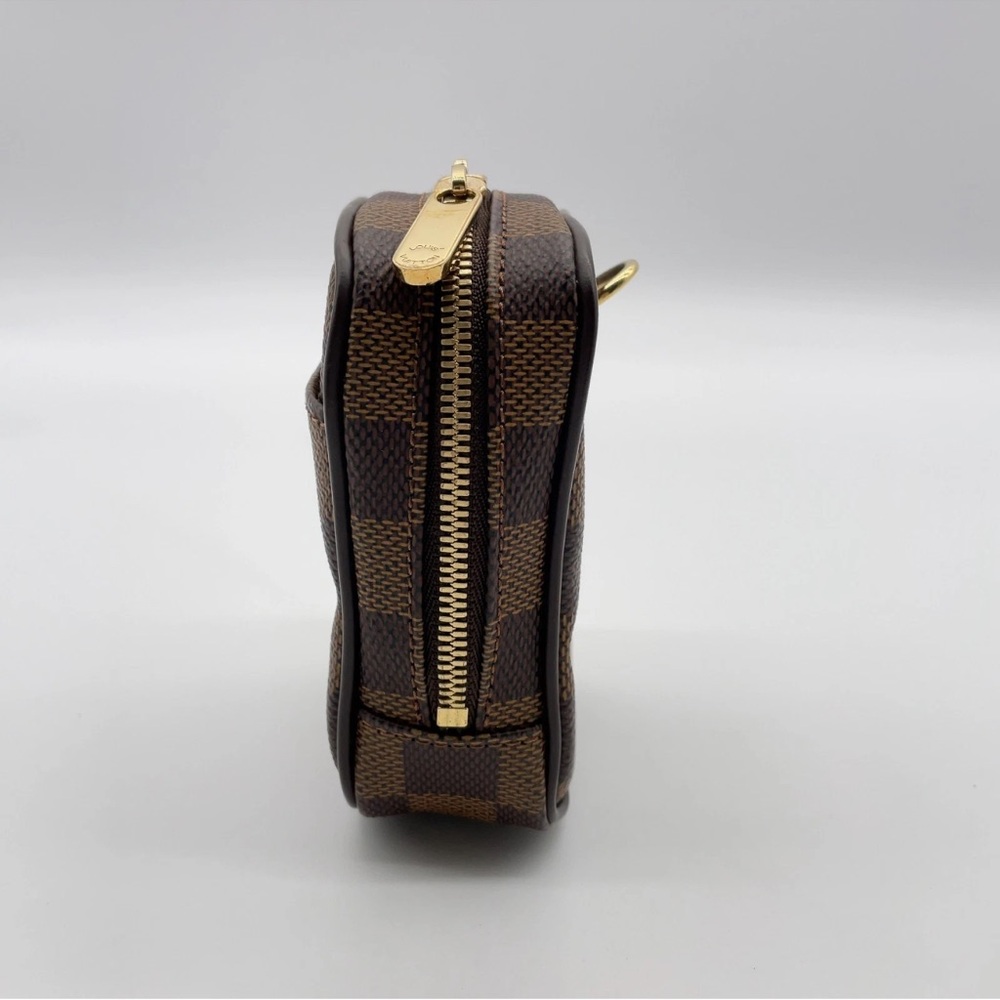 Auth Louis Vuitton Ebene Etui Okapi PM M61738 Shoulder Pouch W/Box/Strap - Picture 5 of 15